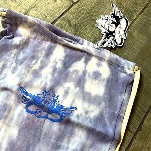 NEW BOYS LIE PURPLE TIE DYE COTTON BEACH BACK  PACK UNRELEASED